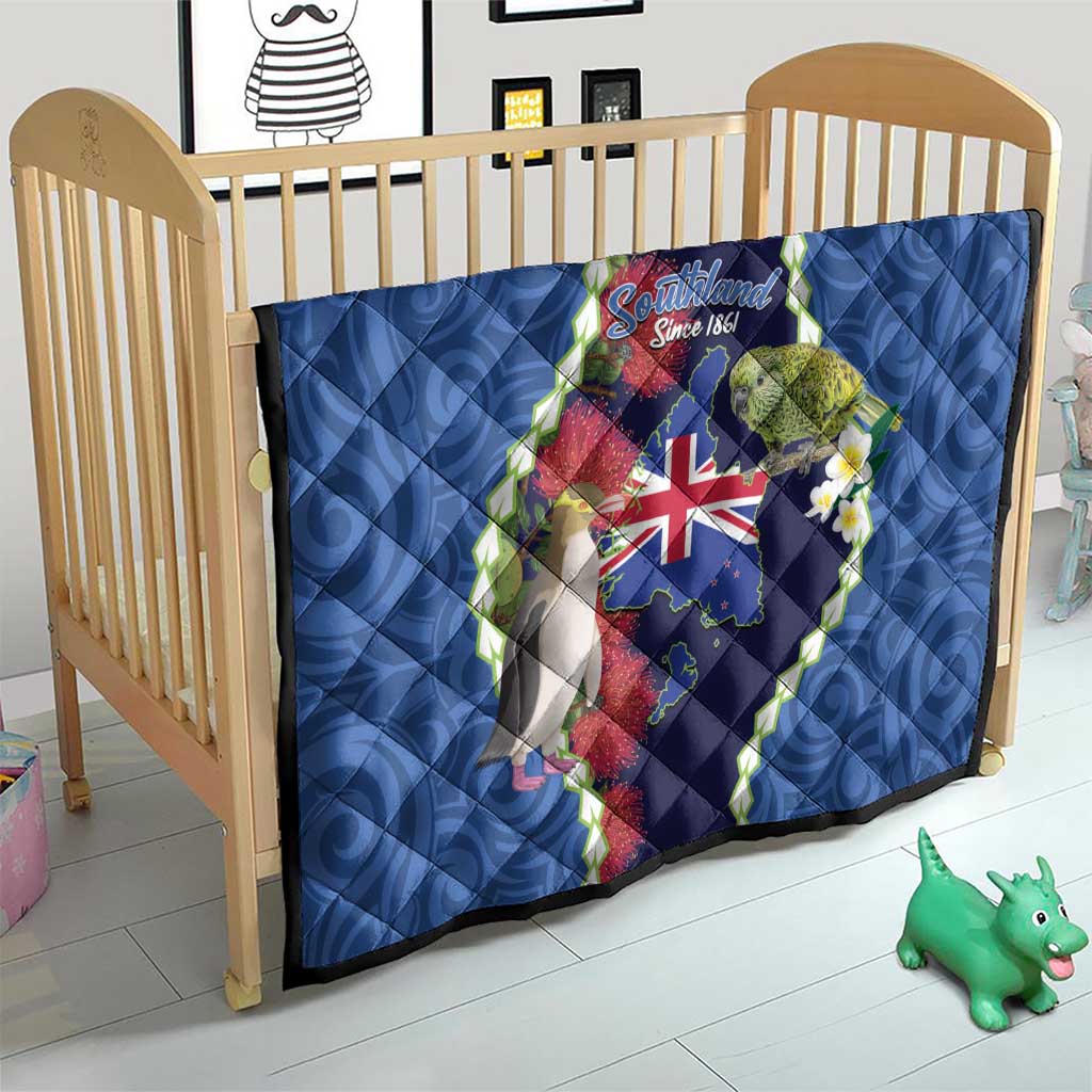 Southland Anniversary Day Quilt Murihiku 1861 Maori Bird Mix Pohutukawa LT14 - Polynesian Pride