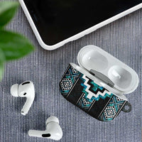 Paua Shell Taniko Pattern Aotearoa AirPods Case Niho Taniwha Mix Poutama - Polynesian Pride