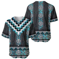 Paua Shell Taniko Pattern Aotearoa Baseball Jersey Niho Taniwha Mix Poutama