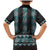 Paua Shell Taniko Pattern Aotearoa Family Matching Mermaid Dress and Hawaiian Shirt Niho Taniwha Mix Poutama