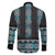 Paua Shell Taniko Pattern Aotearoa Family Matching Summer Maxi Dress and Hawaiian Shirt Niho Taniwha Mix Poutama