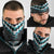 Paua Shell Taniko Pattern Aotearoa Neck Gaiter Niho Taniwha Mix Poutama - Polynesian Pride