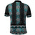 Paua Shell Taniko Pattern Aotearoa Polo Shirt Niho Taniwha Mix Poutama