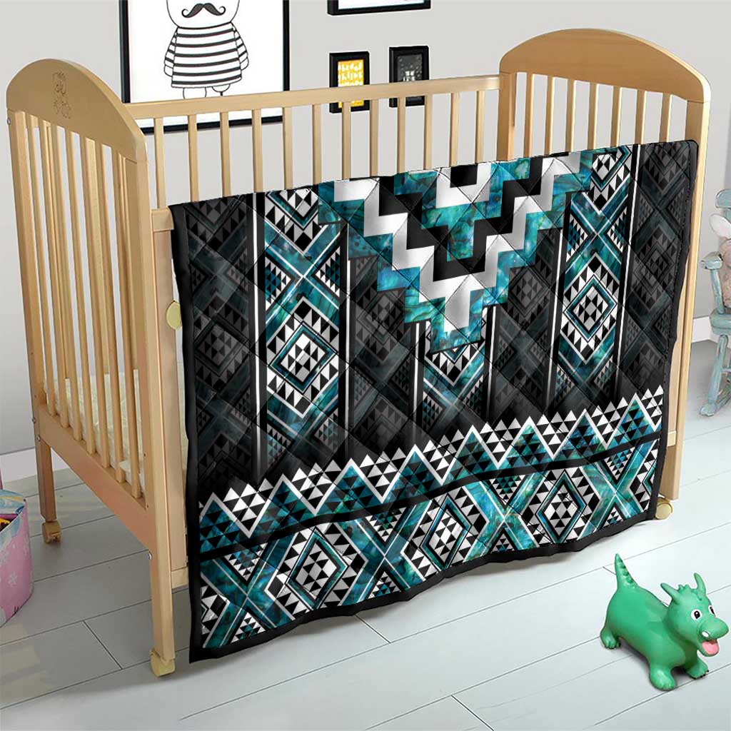 Paua Shell Taniko Pattern Aotearoa Quilt Niho Taniwha Mix Poutama