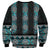 Paua Shell Taniko Pattern Aotearoa Sweatshirt Niho Taniwha Mix Poutama