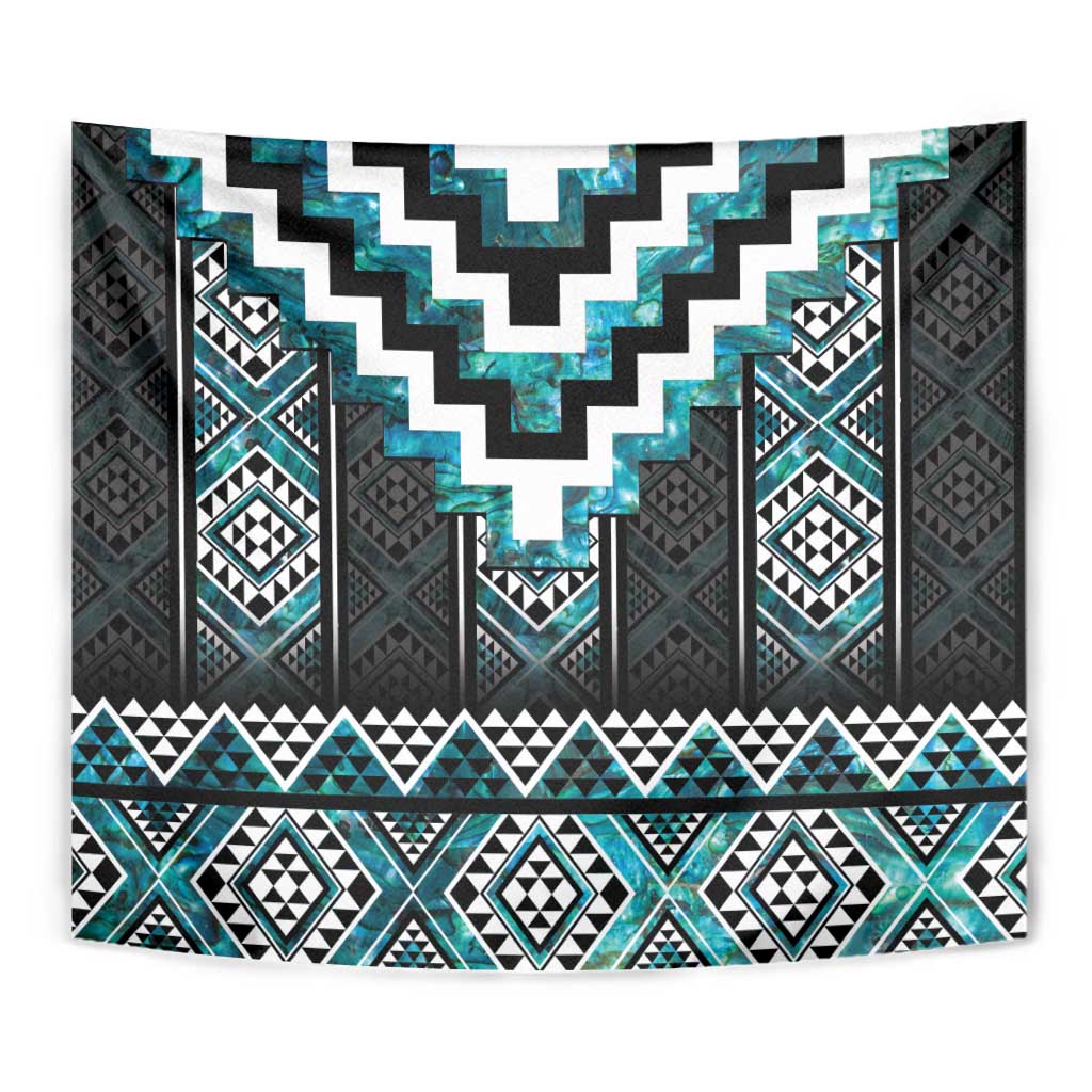 Paua Shell Taniko Pattern Aotearoa Tapestry Niho Taniwha Mix Poutama