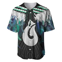Aotearoa Korowai Motif Baseball Jersey Hei Matau Poutama Maori Pattern