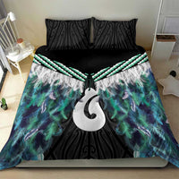 Aotearoa Korowai Motif Bedding Set Hei Matau Poutama Maori Pattern