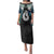 Aotearoa Korowai Motif Family Matching Puletasi and Hawaiian Shirt Hei Matau Poutama Maori Pattern