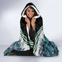 Aotearoa Korowai Motif Hooded Blanket Hei Matau Poutama Maori Pattern LT14 - Polynesian Pride