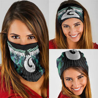 Aotearoa Korowai Motif Neck Gaiter Hei Matau Poutama Maori Pattern - Polynesian Pride
