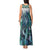 Aotearoa Korowai Motif Tank Maxi Dress Hei Matau Poutama Maori Pattern