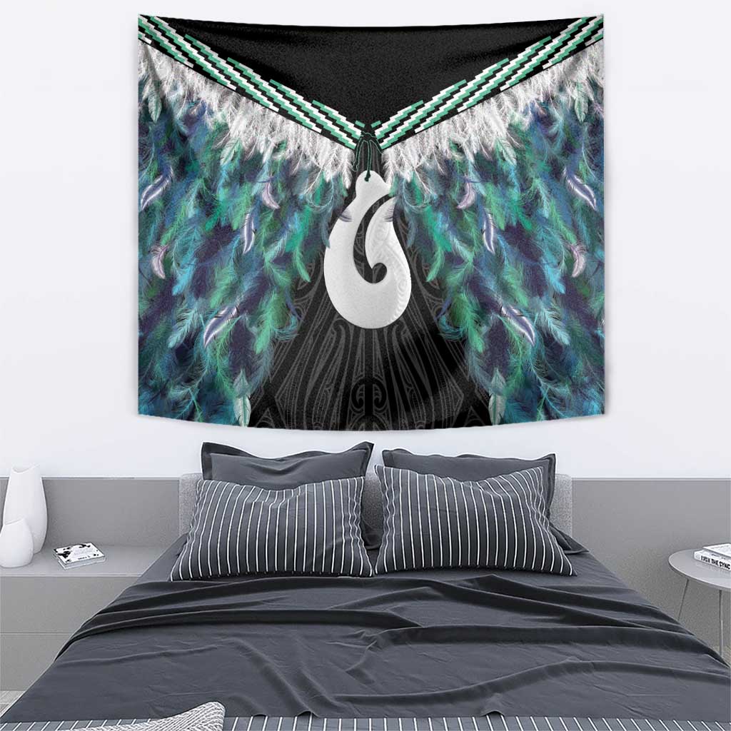 Aotearoa Korowai Motif Tapestry Hei Matau Poutama Maori Pattern