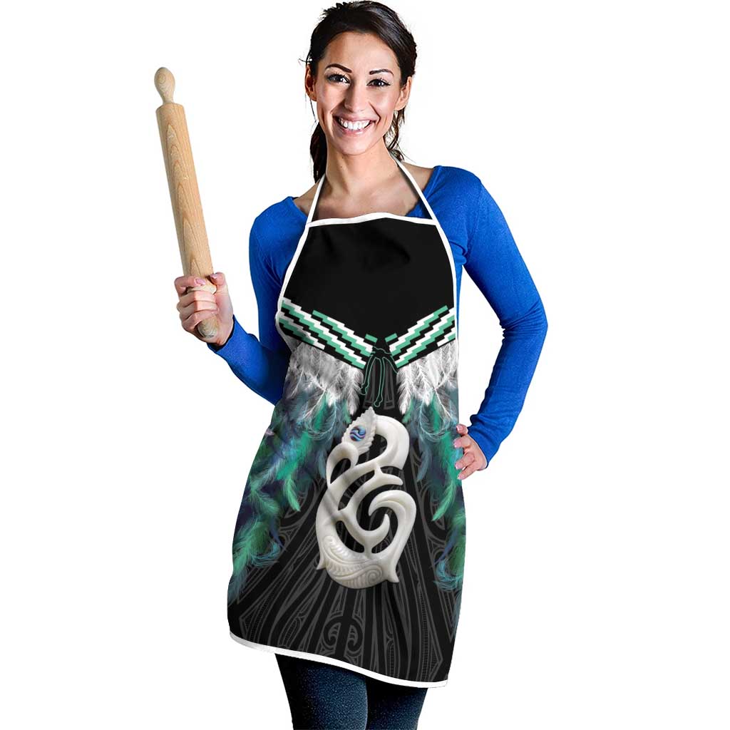 Aotearoa Korowai Motif Apron Hei Manaia Poutama Maori Pattern - Polynesian Pride