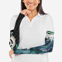 Aotearoa Korowai Motif Arm Sleeves Hei Manaia Poutama Maori Pattern - Polynesian Pride