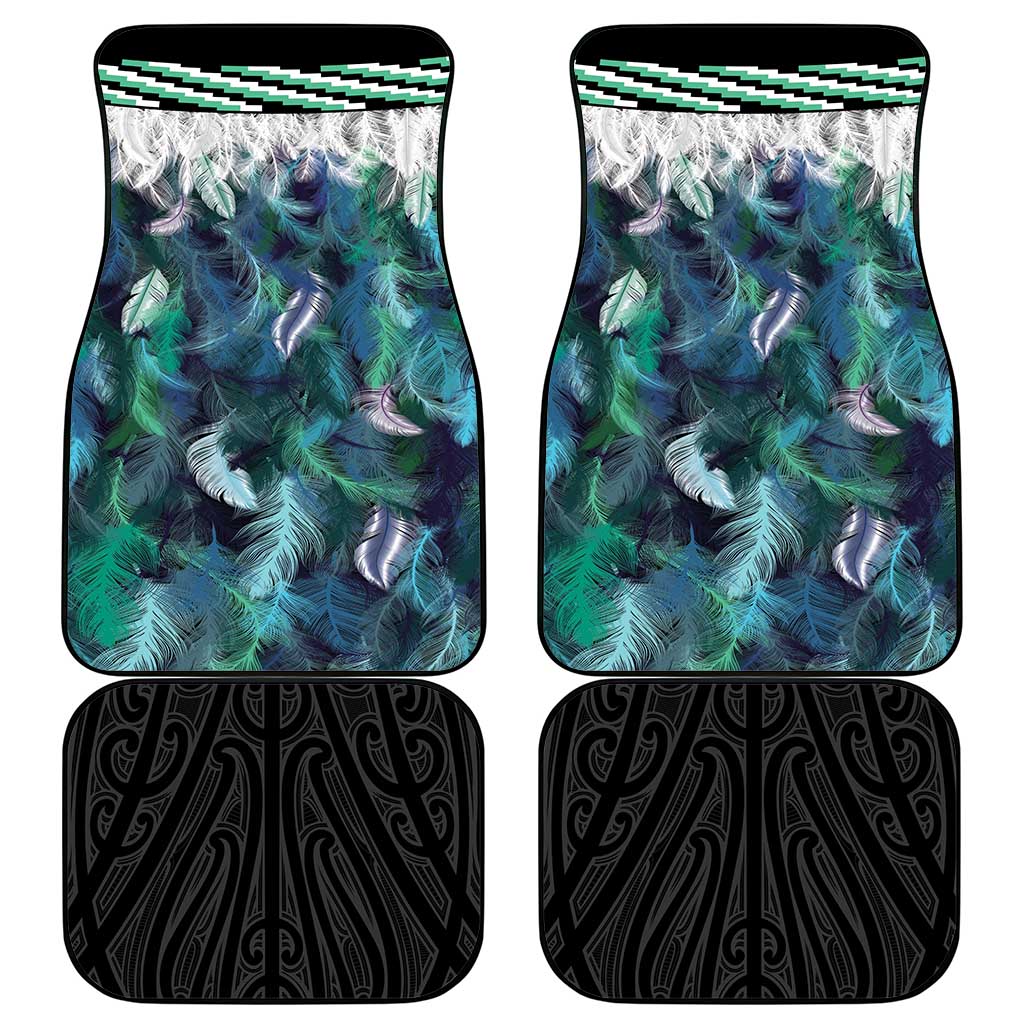 Aotearoa Korowai Motif Car Mats Hei Manaia Poutama Maori Pattern