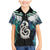 Aotearoa Korowai Motif Family Matching Mermaid Dress and Hawaiian Shirt Hei Manaia Poutama Maori Pattern