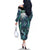 Aotearoa Korowai Motif Family Matching Off The Shoulder Long Sleeve Dress and Hawaiian Shirt Hei Manaia Poutama Maori Pattern