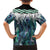 Aotearoa Korowai Motif Family Matching Short Sleeve Bodycon Dress and Hawaiian Shirt Hei Manaia Poutama Maori Pattern