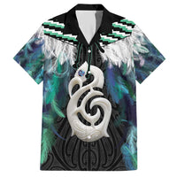 Aotearoa Korowai Motif Hawaiian Shirt Hei Manaia Poutama Maori Pattern