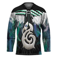 Aotearoa Korowai Motif Hockey Jersey Hei Manaia Poutama Maori Pattern - Polynesian Pride