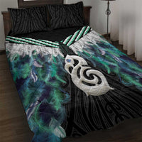 Aotearoa Korowai Motif Quilt Bed Set Hei Manaia Poutama Maori Pattern