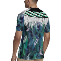 Aotearoa Korowai Motif Rugby Jersey Hei Manaia Poutama Maori Pattern