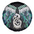 Aotearoa Korowai Motif Spare Tire Cover Hei Manaia Poutama Maori Pattern