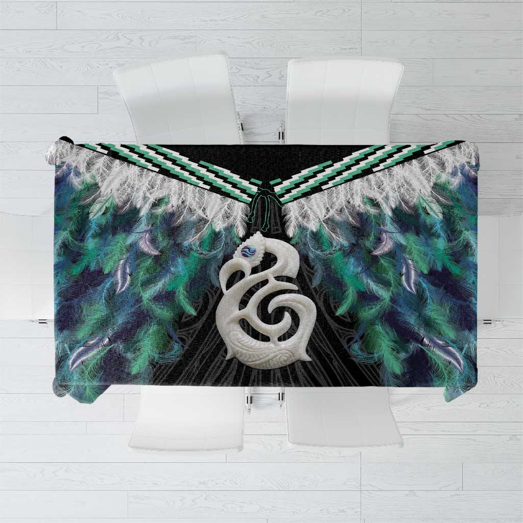 Aotearoa Korowai Motif Tablecloth Hei Manaia Poutama Maori Pattern