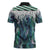 Aotearoa Korowai Motif Zipper Polo Shirt Hei Manaia Poutama Maori Pattern - Polynesian Pride
