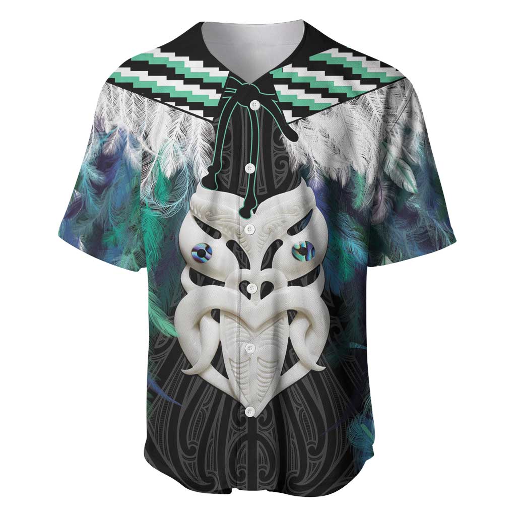 Aotearoa Korowai Motif Baseball Jersey Maori Wheku Poutama