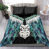 Aotearoa Korowai Motif Bedding Set Maori Wheku Poutama