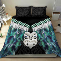 Aotearoa Korowai Motif Bedding Set Maori Wheku Poutama