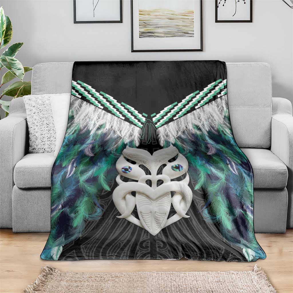 Aotearoa Korowai Motif Blanket Maori Wheku Poutama LT14 - Polynesian Pride