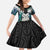 Aotearoa Korowai Motif Family Matching Summer Maxi Dress and Hawaiian Shirt Maori Wheku Poutama