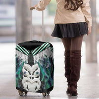Aotearoa Korowai Motif Luggage Cover Maori Wheku Poutama