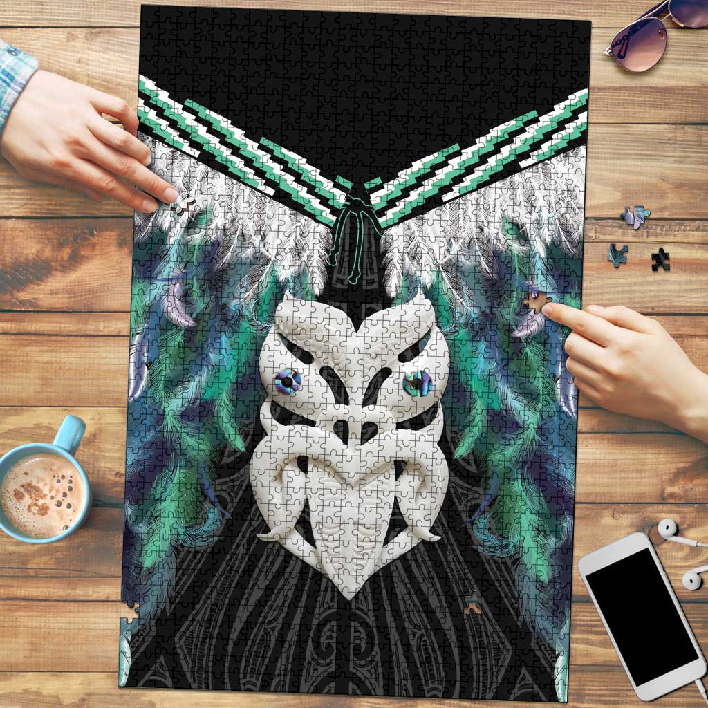 Aotearoa Korowai Motif Puzzle Maori Wheku Poutama - Polynesian Pride