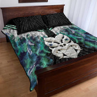 Aotearoa Korowai Motif Quilt Bed Set Maori Wheku Poutama