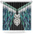 Aotearoa Korowai Motif Shower Curtain Maori Wheku Poutama