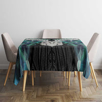 Aotearoa Korowai Motif Tablecloth Maori Wheku Poutama