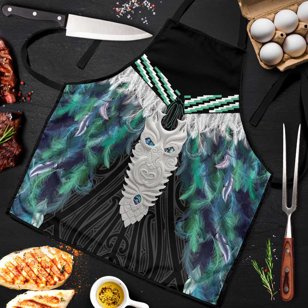 Aotearoa Korowai Motif Apron Maori Tane Poutama - Polynesian Pride