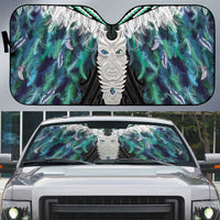 Aotearoa Korowai Motif Auto Sun Shade Maori Tane Poutama - Polynesian Pride