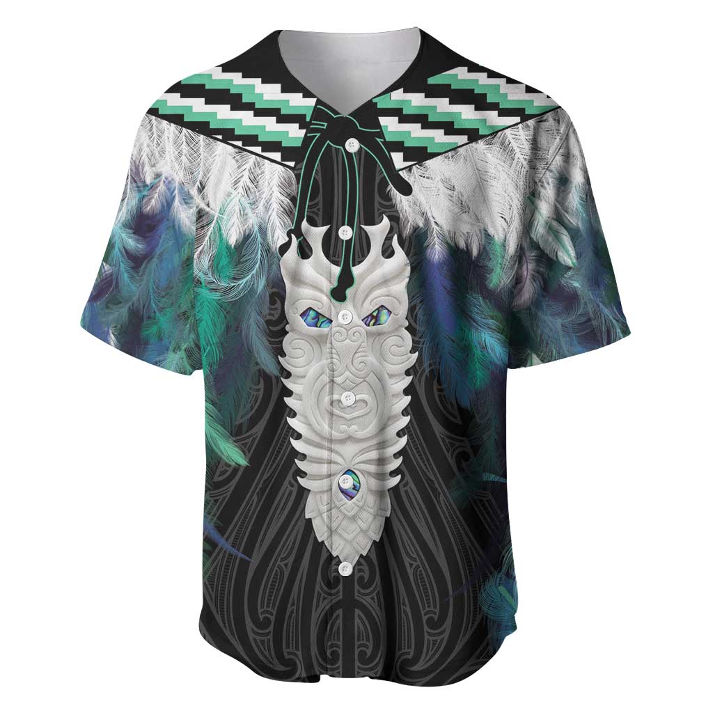 Aotearoa Korowai Motif Baseball Jersey Maori Tane Poutama