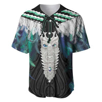 Aotearoa Korowai Motif Baseball Jersey Maori Tane Poutama