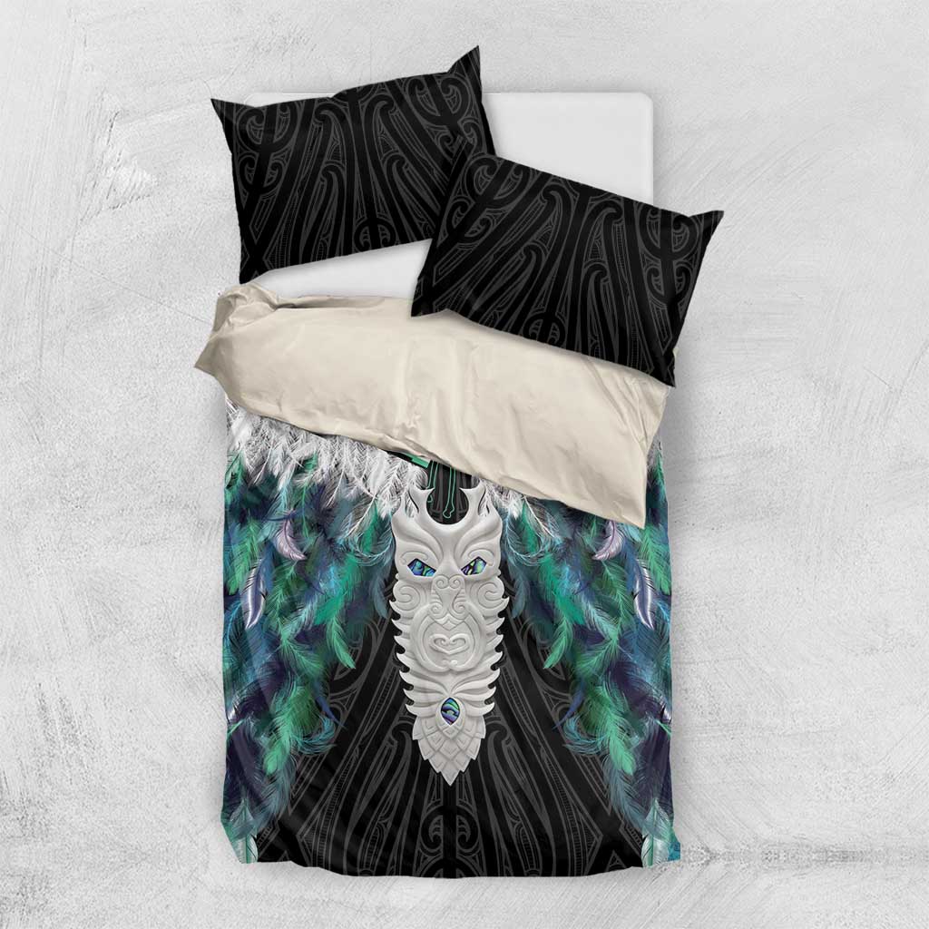 Aotearoa Korowai Motif Bedding Set Maori Tane Poutama