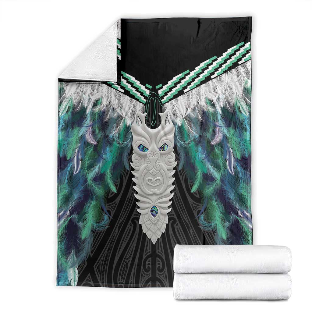 Aotearoa Korowai Motif Blanket Maori Tane Poutama