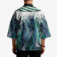 Aotearoa Korowai Motif Kimono Maori Tane Poutama - Polynesian Pride