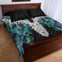 Aotearoa Korowai Motif Quilt Bed Set Maori Tane Poutama