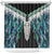 Aotearoa Korowai Motif Shower Curtain Maori Tane Poutama