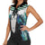 Aotearoa Korowai Motif Women Sleeveless Polo Shirt Maori Tane Poutama